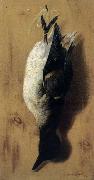 Hirst, Claude Raguet Waterfowl Hanging from a Nail Norge oil painting reproduction